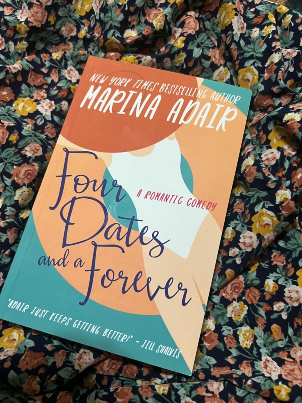 Marina Adair "Four Dates and a Forever" - Coral & Teal Paperback
